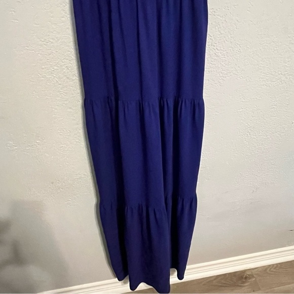 Women's Loft Royal Blue Maxi Dress - Picture 4 of 8